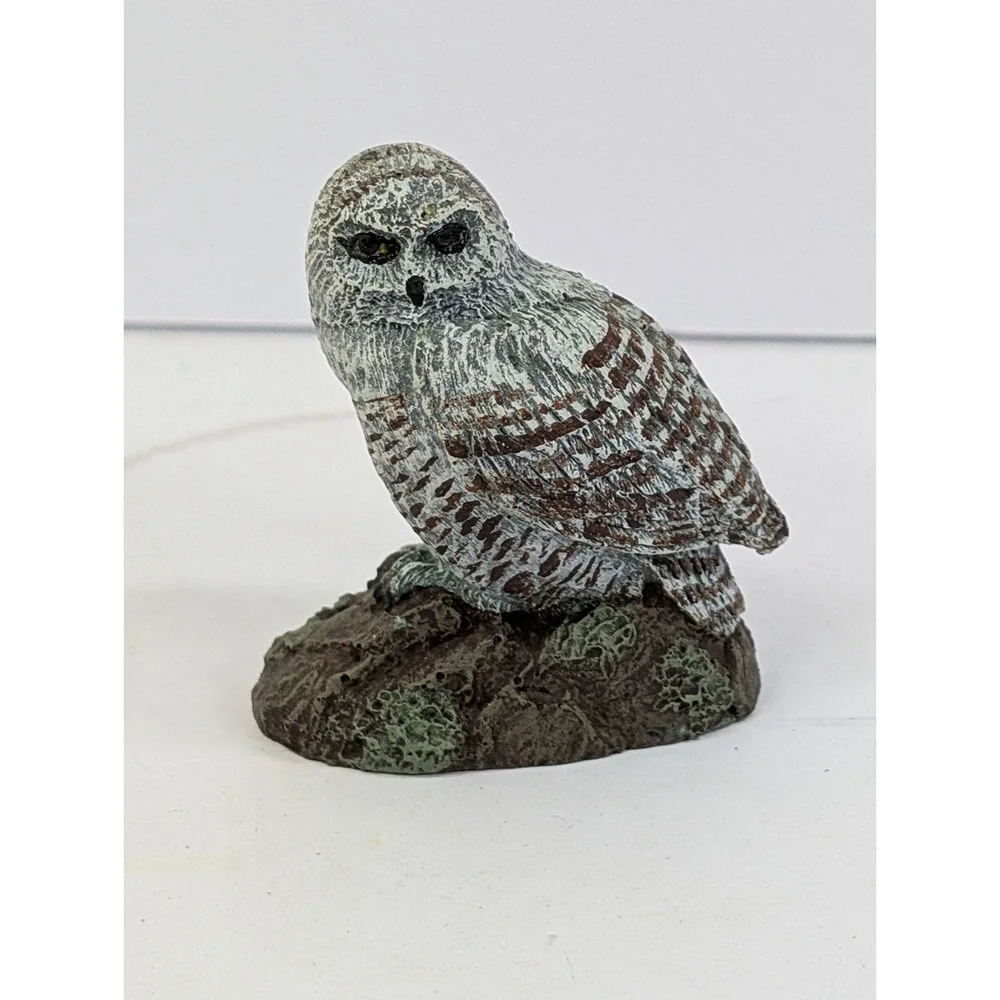 VINTAGE‎ 1970's NEAL DEATON OWL FIGURINE THE BRONZE MENAGERIE